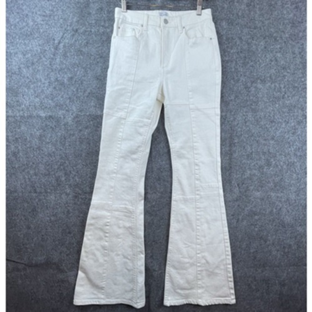 West‎ of Melrose Jeans Womens 26 White Flare Bell Bottom